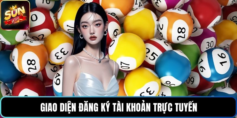 Giao diện đăng ký tài khoản trực tuyến